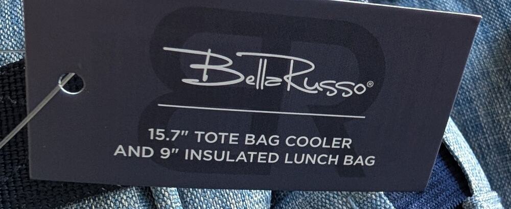 🧨NWT Bella Russo Tote Bag Cooler and Lunch Bag